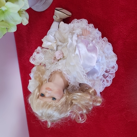 Porcelain Doll. 8 1/2" - Picture 6 of 10